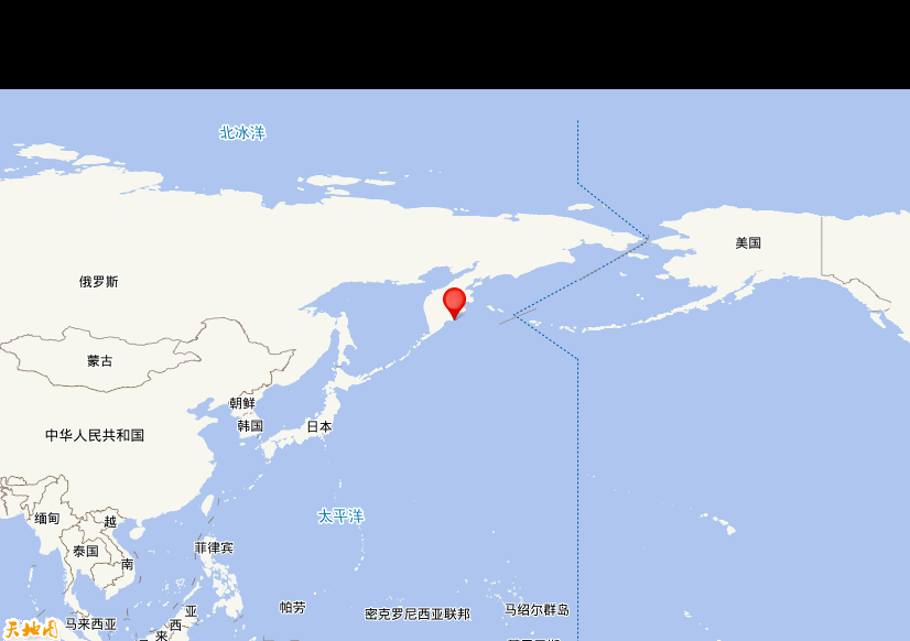 2025年09月16日00時34分，在堪察加東岸遠海發生了M 5.9級地震，震中緯度53，經度160.55。